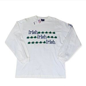 🏁 NCAA Irish Pride Deadstock L/S T-Shirt *NWT* 🏁
